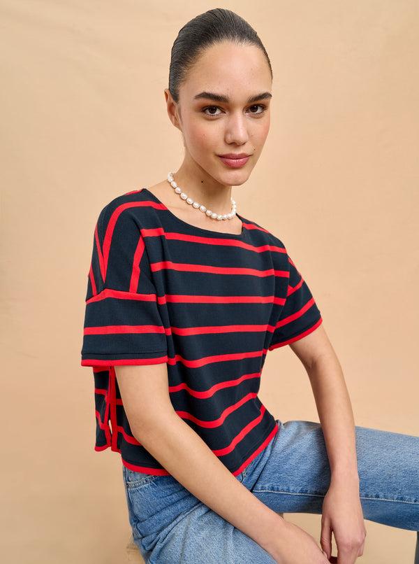 La Ligne Short Sleeve Breton Tee