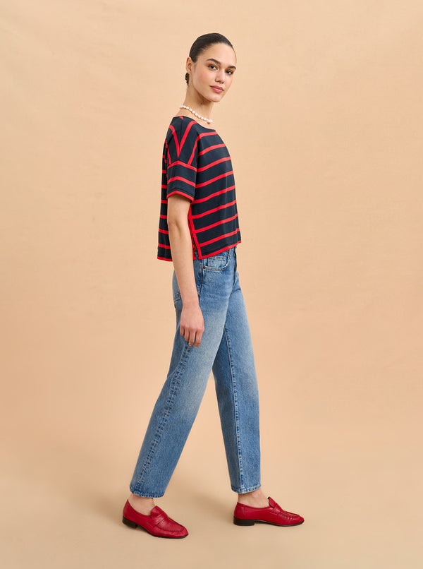 La Ligne Short Sleeve Breton Tee