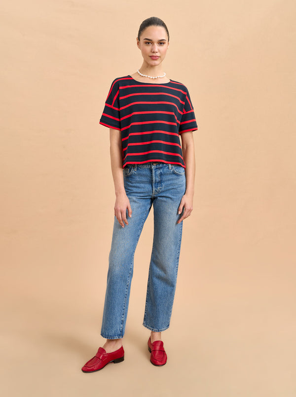 la ligne Short Sleeve Breton Tee