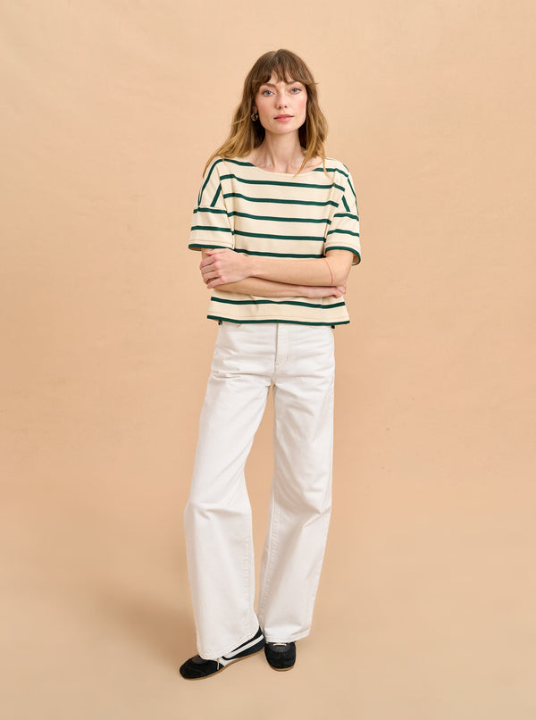 La Ligne Short Sleeve Breton Tee