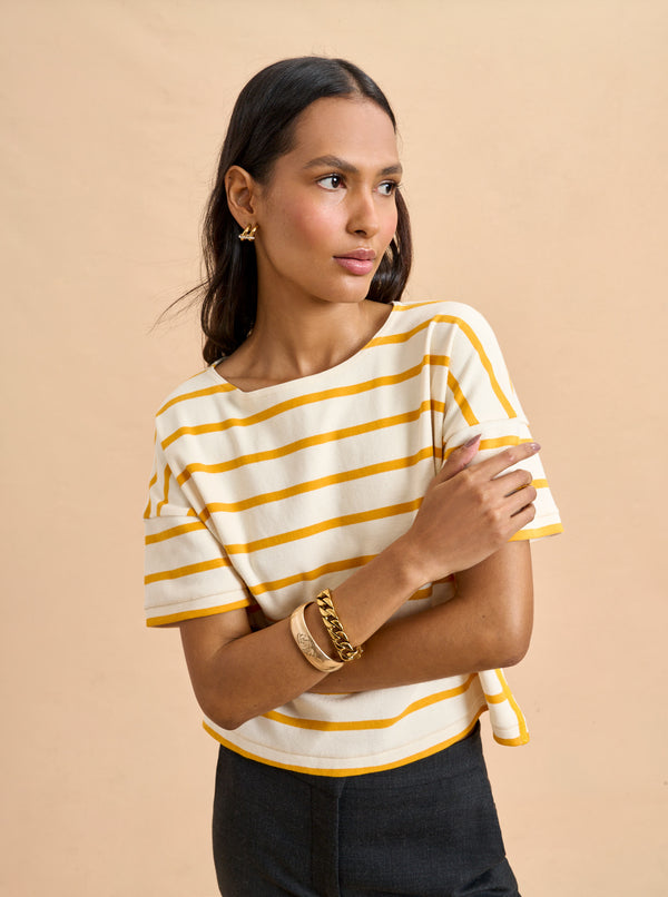 La Ligne Short Sleeve Breton Tee