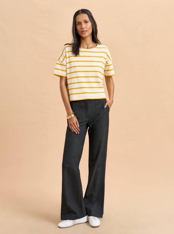 la ligne Short Sleeve Breton Tee