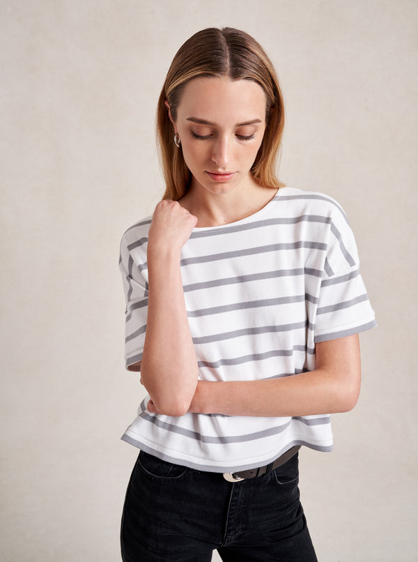 la ligne Short Sleeve Breton Tee