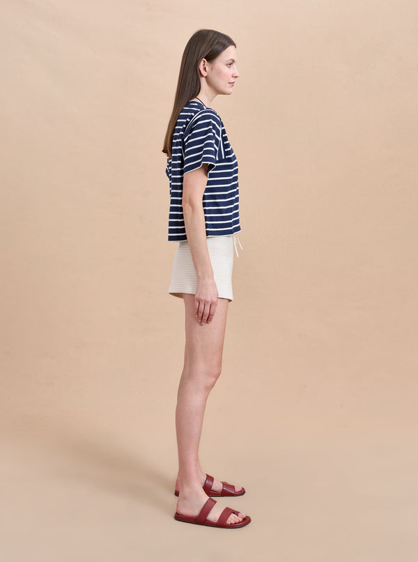 La Ligne Short Sleeve Lauren Tee