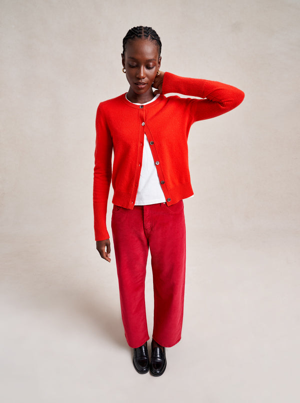 La Ligne Solid Lean Lines Cardigan