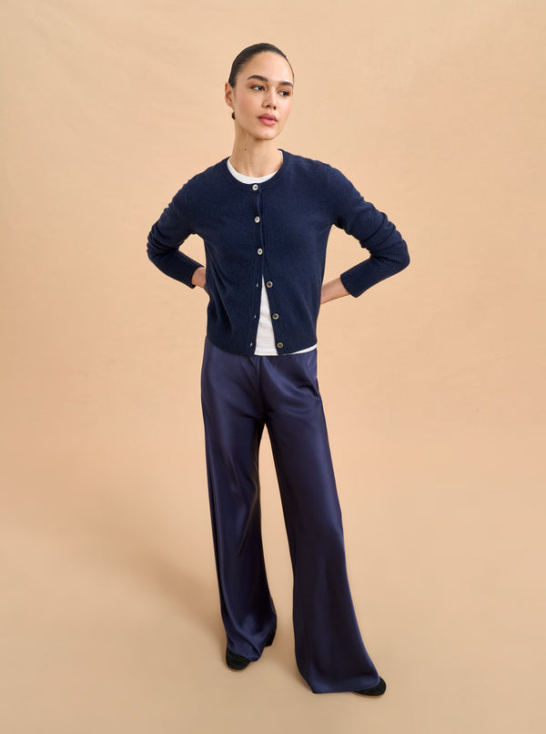 La Ligne Solid Lean Lines Cardigan