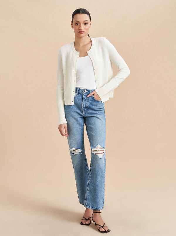 La Ligne Solid Lean Lines Cardigan