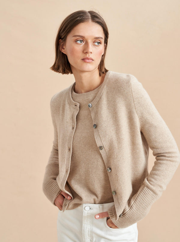 La Ligne Solid Lean Lines Cardigan