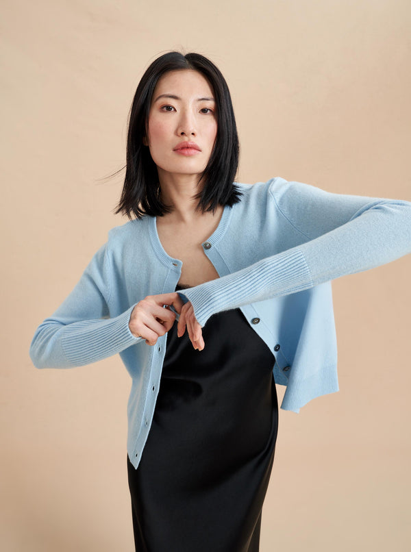 La Ligne Solid Lean Lines Cardigan