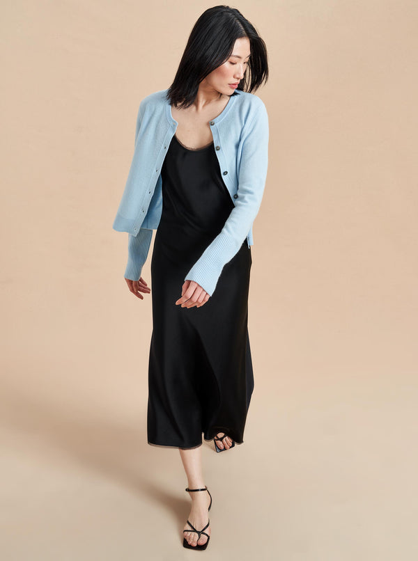La Ligne Solid Lean Lines Cardigan