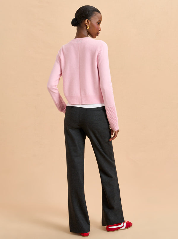 La Ligne Solid Lean Lines Cardigan