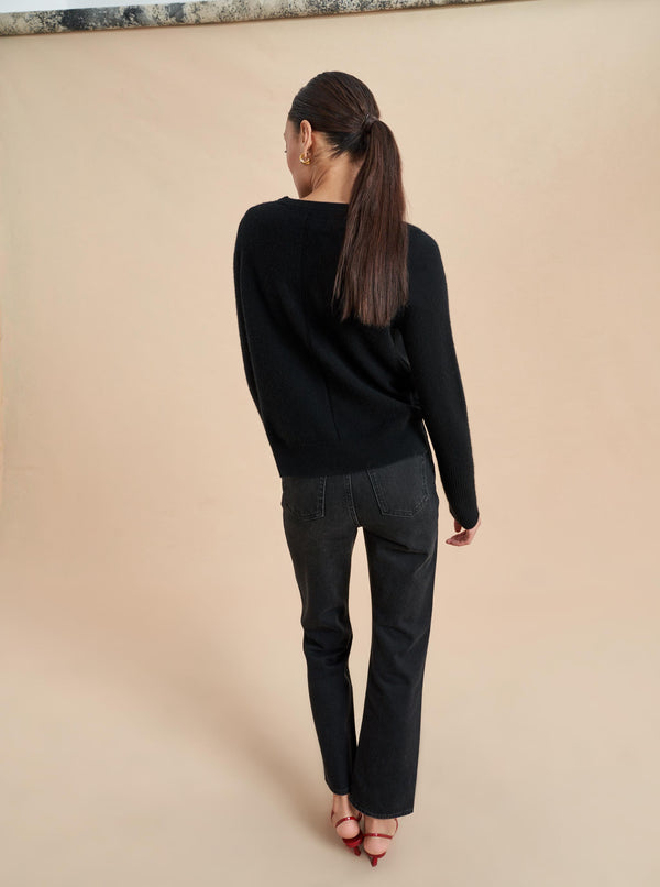 La Ligne Solid Lean Lines Sweater