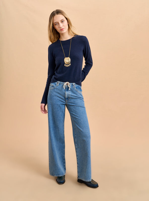 La Ligne Solid Lean Lines Sweater