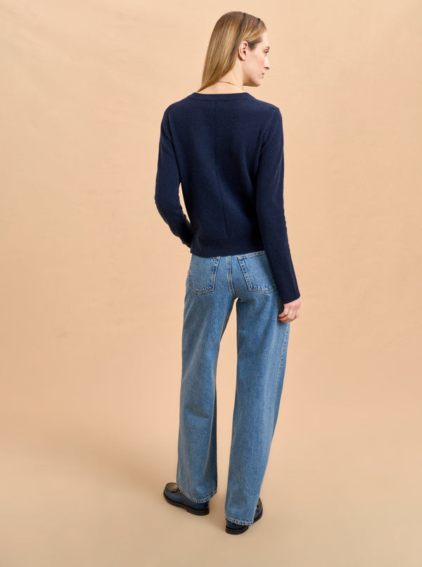 La Ligne Solid Lean Lines Sweater