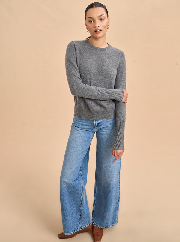 La Ligne Solid Lean Lines Sweater