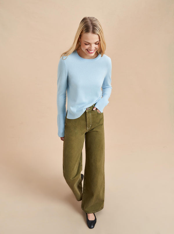 La Ligne Solid Lean Lines Sweater