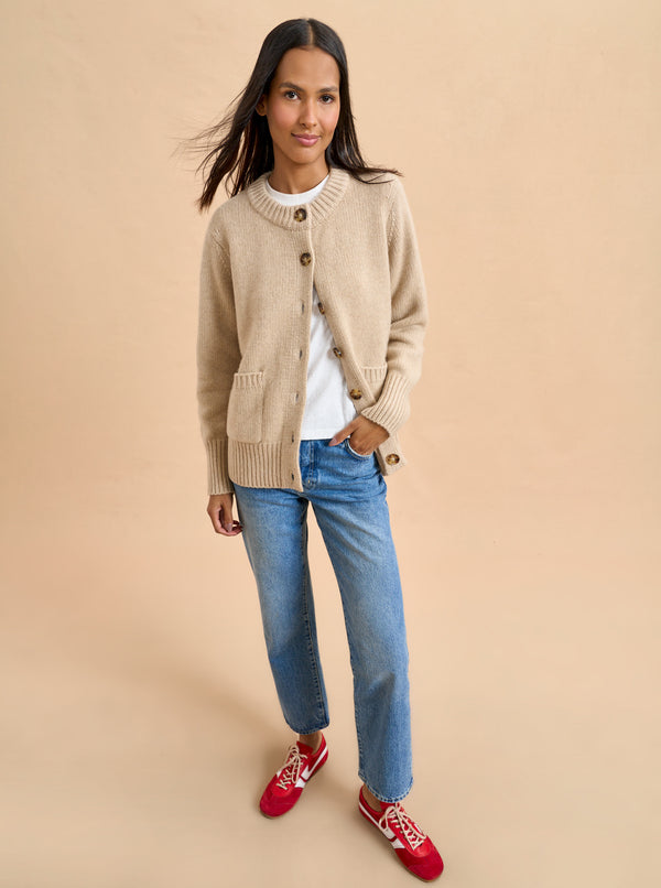 La Ligne Solid Marin Cardigan