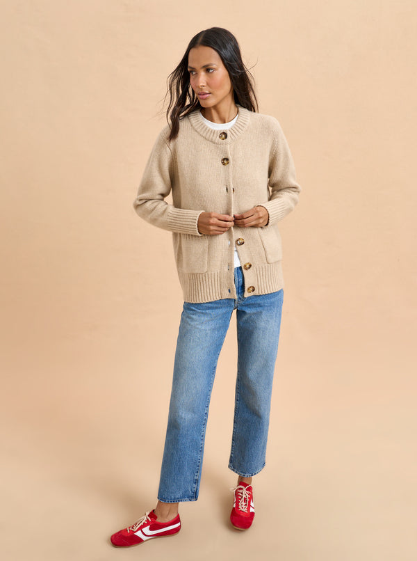 La Ligne Solid Marin Cardigan