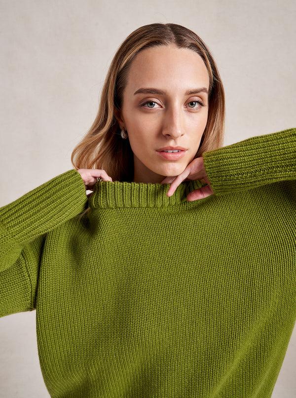 La Ligne Solid Marin Sweater