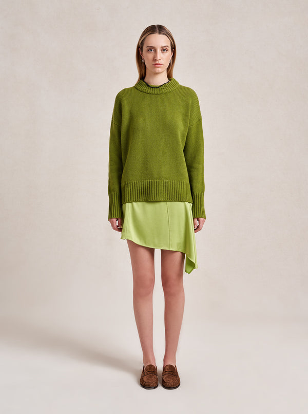 La Ligne Solid Marin Sweater