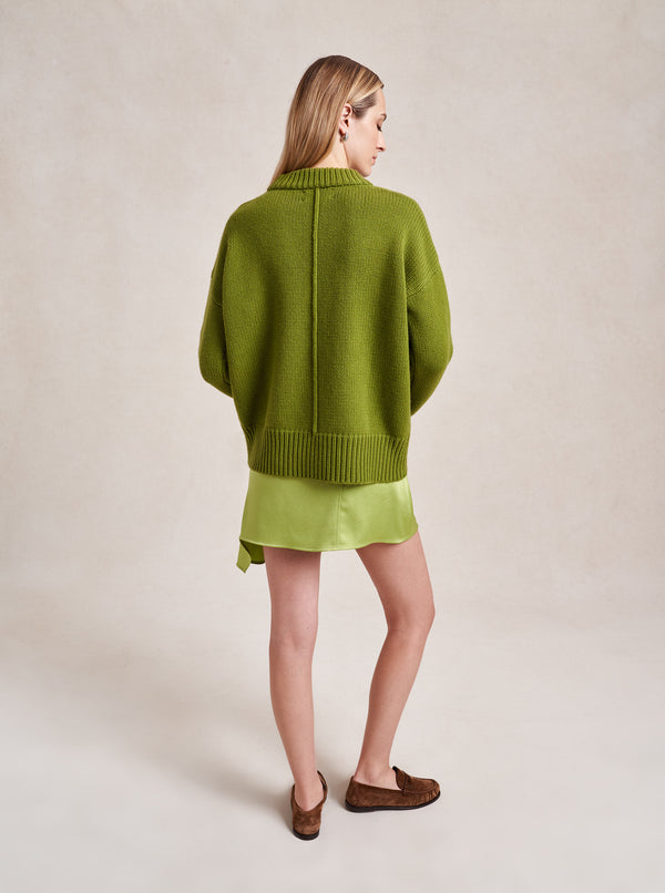 La Ligne Solid Marin Sweater