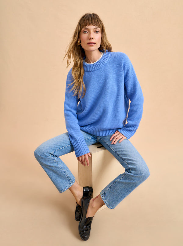 La Ligne Solid Marin Sweater