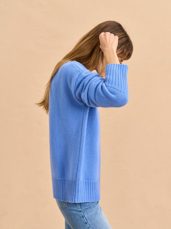 La Ligne Solid Marin Sweater