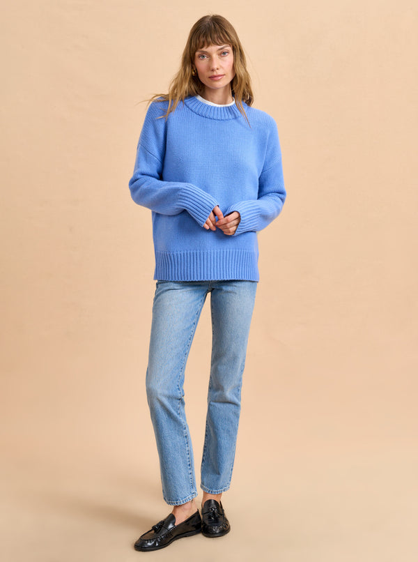 La Ligne Solid Marin Sweater