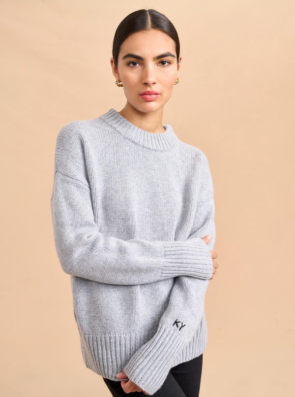 La Ligne Solid Marin Sweater