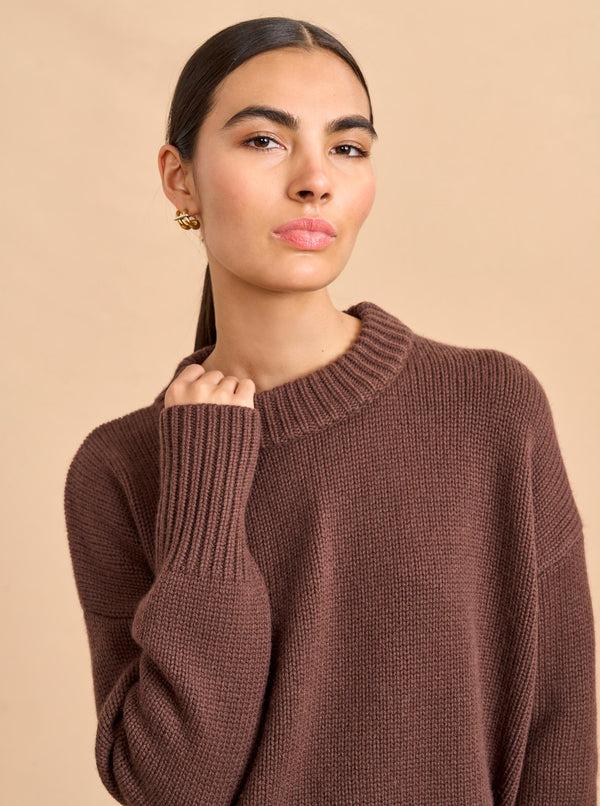 La Ligne Solid Marin Sweater