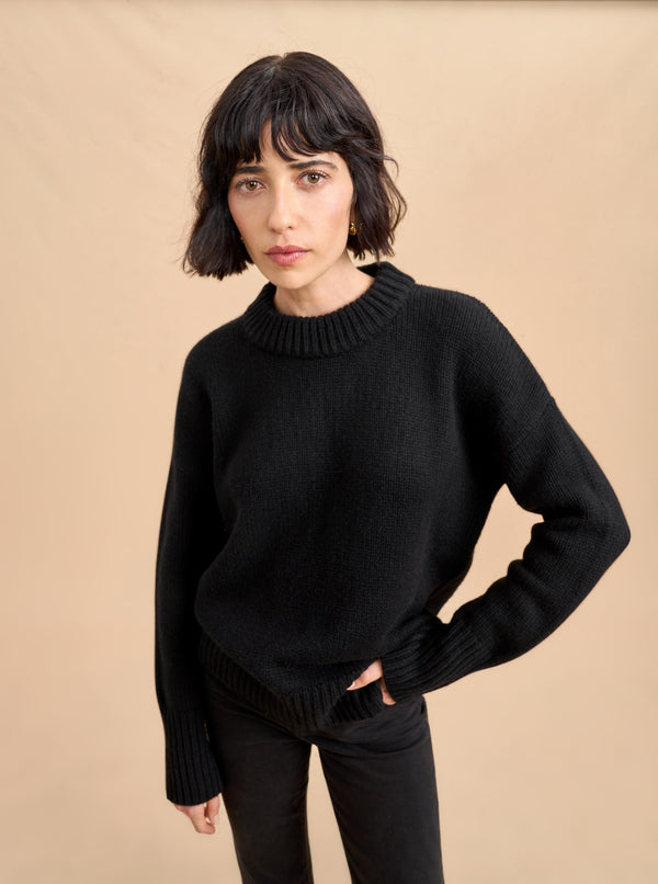 La Ligne Solid Marin Sweater