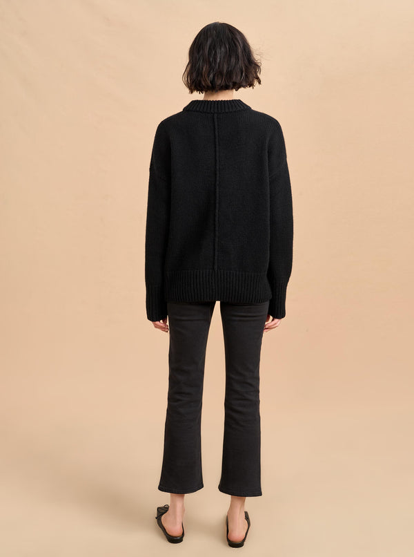 La Ligne Solid Marin Sweater