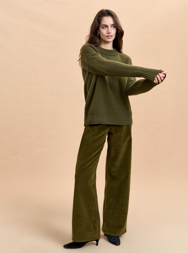 La Ligne Solid Marin Sweater