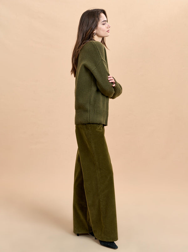 La Ligne Solid Marin Sweater