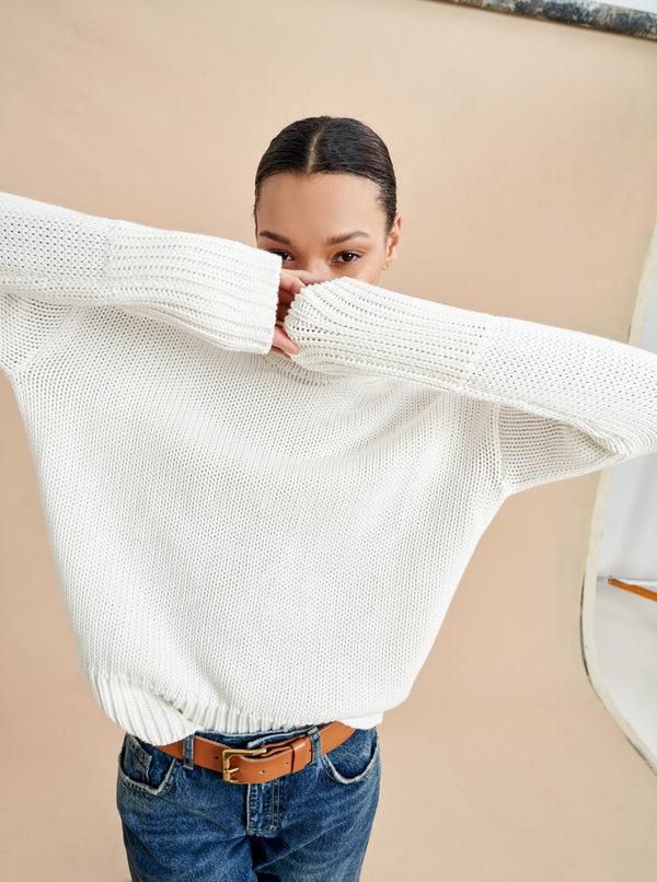 La Ligne Solid Marina Sweater