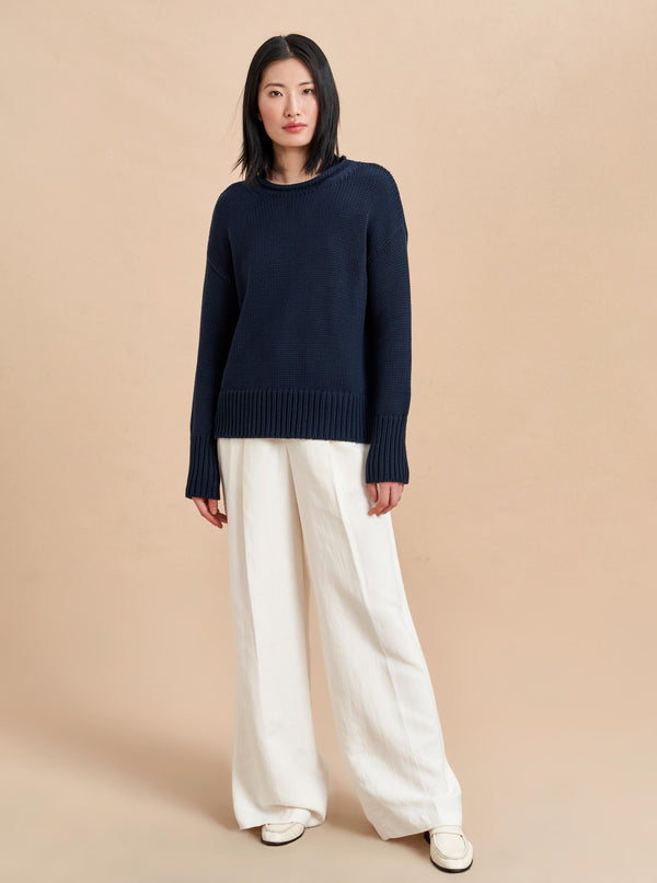 La Ligne Solid Marina Sweater