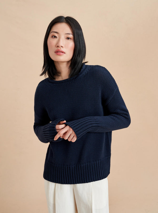 La Ligne Solid Marina Sweater