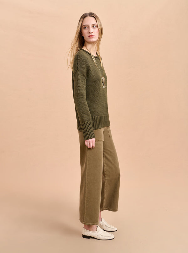 La Ligne Solid Marina Sweater