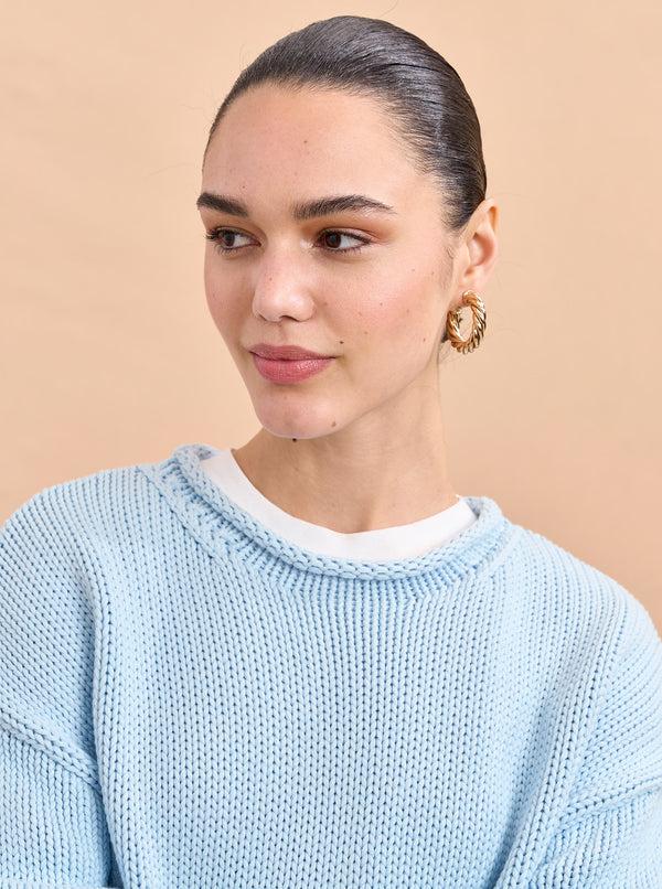 La Ligne Solid Marina Sweater