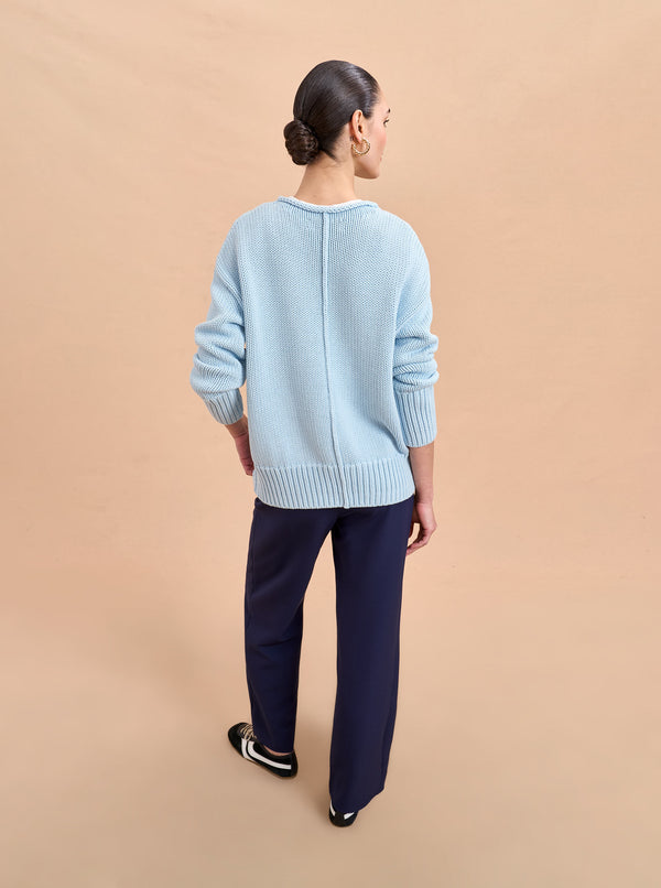 La Ligne Solid Marina Sweater