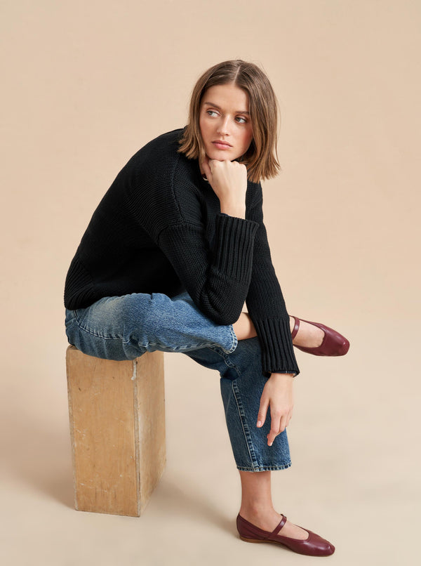 La Ligne Solid Marina Sweater