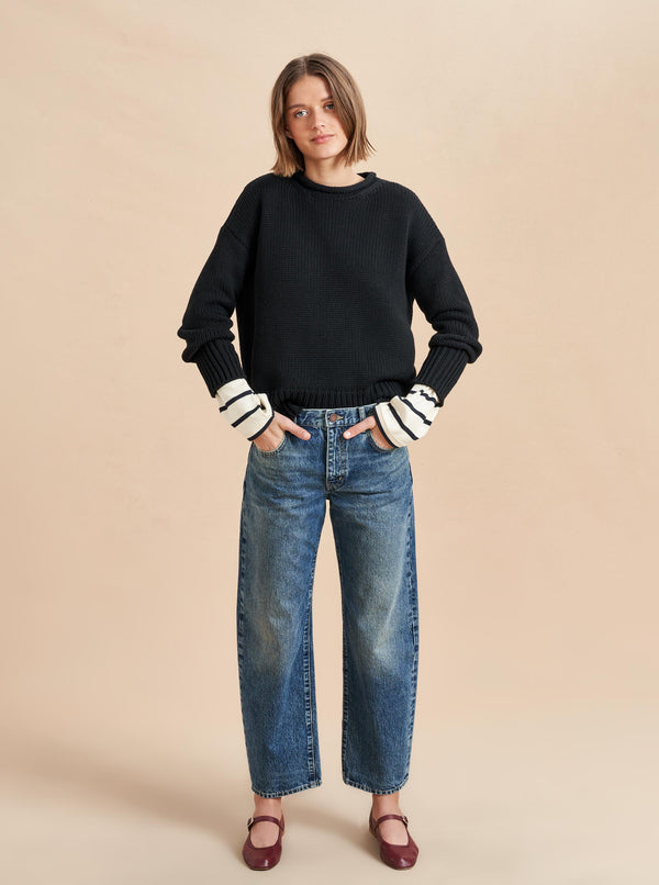 La Ligne Solid Marina Sweater