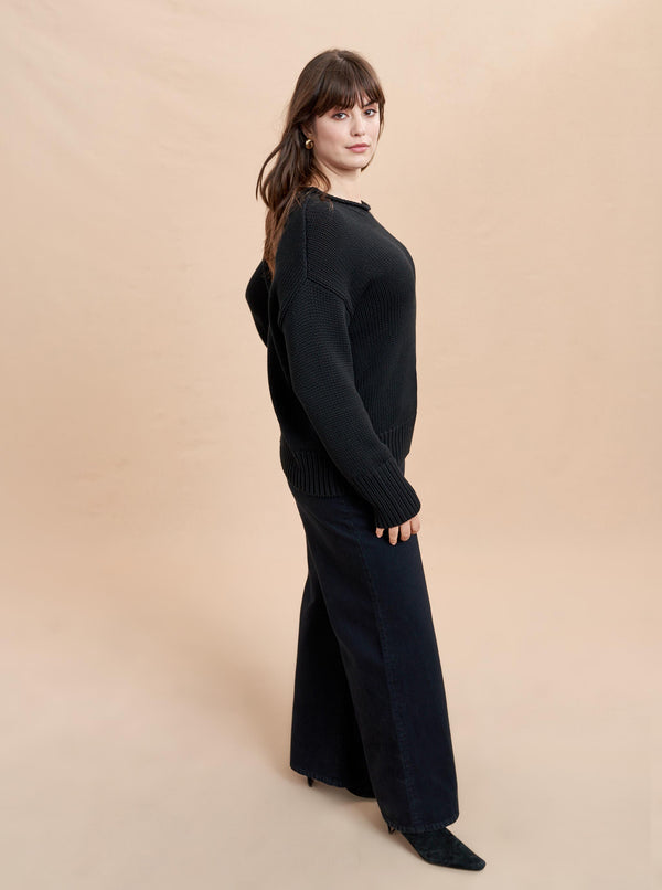 La Ligne Solid Marina Sweater