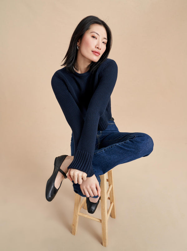 La Ligne Solid Mini Marina Sweater