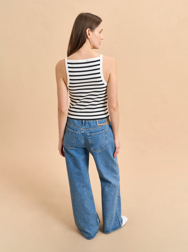 La Ligne Striped Andre Tank