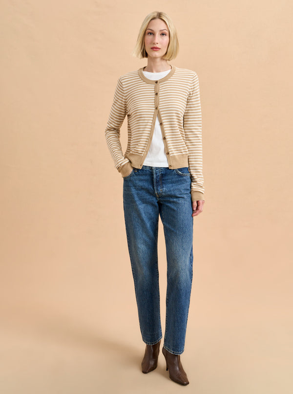 la ligne Striped Ben Cardigan