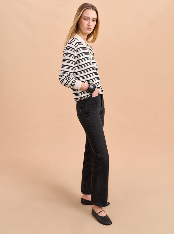 La Ligne Striped Ben Polo