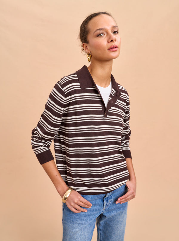 la ligne Striped Ben Polo
