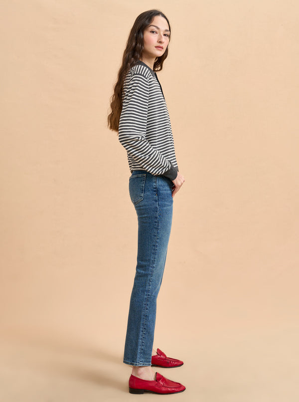 La Ligne Striped Ben Polo