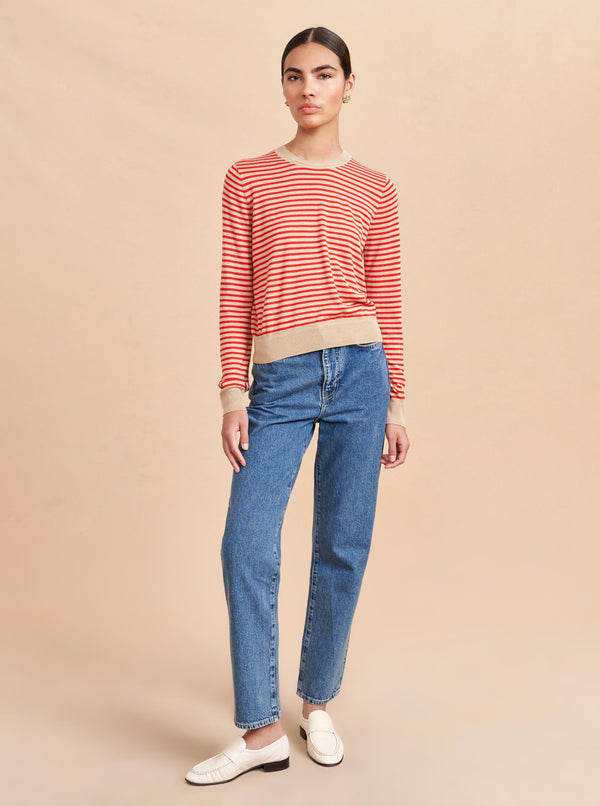 la ligne Striped Ben Sweater